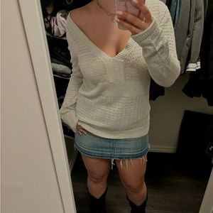 Y2K shimmery sweater